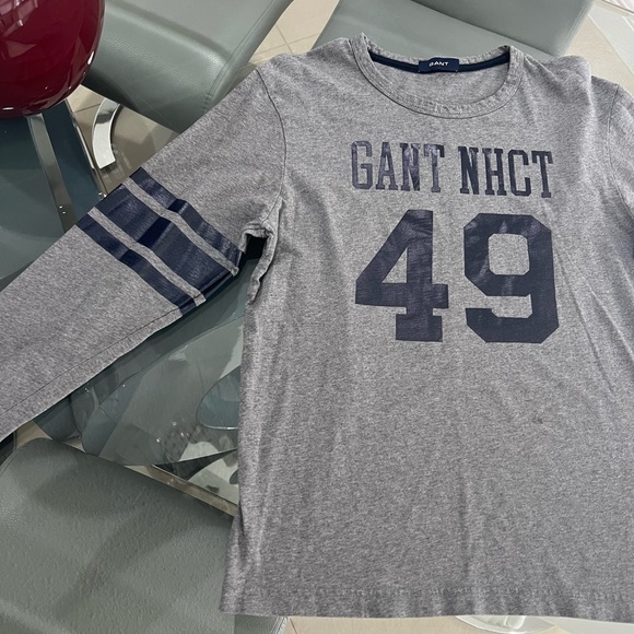 Men's GANT NHCT Navy Blue Cotton Crew Neck Long Sleeve Pullover Size large - Picture 3 of 6